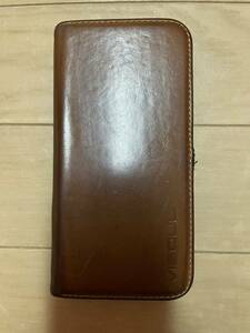 VISOUL iPhone12/iPhone12PRO original leather notebook type case .. color taste go out. *
