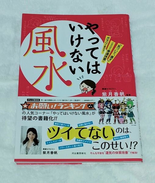 【カテゴリ変更OK】やってはいけない風水　紫月香帆　河出書房新社　風水　暮らし