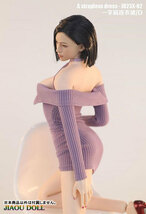 ★Jiaou Doll★1/6セクシーストラッフ゜レスドレスD (Purple)J023X-02D 6887_画像3