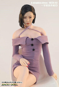 *Jiaou Doll*1/6 sexy -stroke laf* less dress D (Purple)J023X-02D 6887