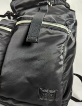 ★美品★ PORTER T-NUANCE ポーター リュック デイパック バッグ 80周年 希少 ブラック_画像7