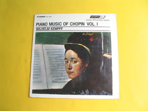 鮮LP.ウィルヘルム・ケンプ ● CHOPIN. Vol.1. WILHELM KEMPFF. USA盤.