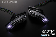 流星バージョンχ[カイ] 300系 グランエース LEDウインカーミラーレンズKIT ポジ：ブルー オープニングライト搭載_画像4