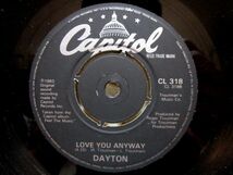 DISCO 45/7INCH/UK ORIGINAL/カンパニースリーブ付き/DAYTON - THE SOUND OF MUSIC/LOVE YOU ANYWAY_画像4