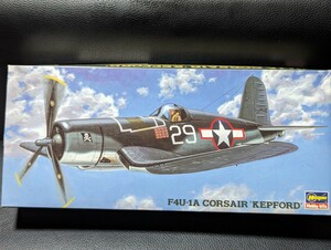 ハセガワ 1/72　アメリカ海軍/海兵隊　艦上戦闘機　F4U-1A コルセア　ケプフォード　アメリカ海軍　第１７戦闘中隊