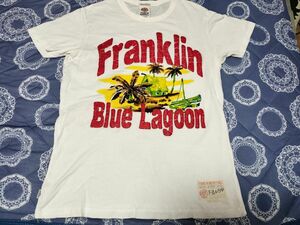 イタリア製　フランクリン&マーシャル FRANKLIN&MARSHALL ロゴ プリント メンズTシャツ Mサイズ