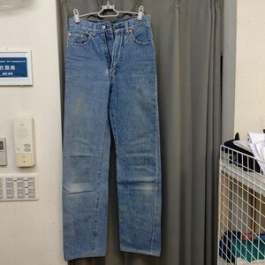 Levi's702 ビックE 赤耳 W28 オイル加工あり