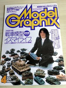 月刊モデルグラフィックス/Model Graphix 2000.4 Vol.185 模型製作/戦闘機/艦船/空母/戦車/ガンダム/フィギュア/プラモデル/雑誌/B3222568