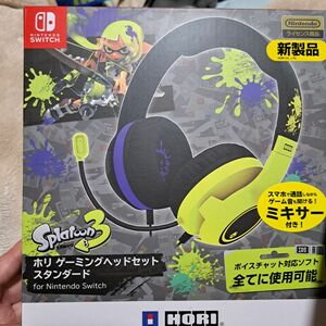 Switchスプラトゥーン３ ホリゲーミングヘッドセットスタンダード for Nintendo Switch 