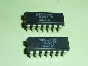 NEC UPD4024BC　7-Stage Ripple Counter 3個　未使用