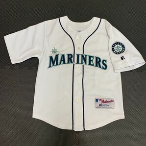 ★RUSSELL ATHLETIC MLB メジャーリーグ シアトルマリナーズ イチロー ユニフォーム キッズの画像1