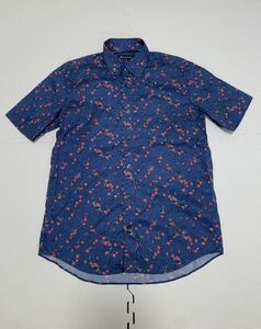 ★Aquascutum アクアスキュータム 花柄 半袖シャツ