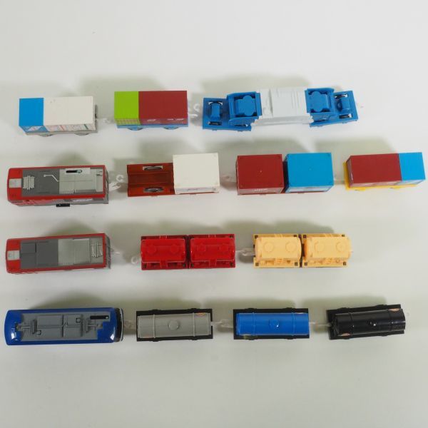 TOMY プラレール 貨物列車 14両 まとめ 電車 おもちゃ/60サイズ
