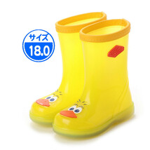 【B品】キッズ 長靴 イエロー 18.0cm 黄色 子供用 JWQ06_画像1