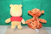 ディズニー くまのプーさん & ティガー ちびーず ぬいぐるみ セガ 2003年 約17cm,19cm Winnie the Pooh　ウィニーザプー 当時物 SEGA_画像4