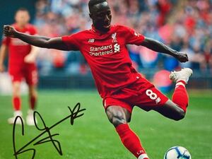 ナビ・ケイタ直筆サイン入り超大型写真…Naby Keta…ギニア代表サッカー選手…25