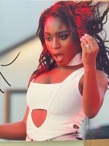 no-mani*ko-ti with autograph large photograph...Normani... fifth is - moni -...22