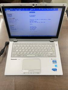 ジャンク品 Panasonic Let''s note AX2 Core i5／メモリ8GB／SSDなし 現状渡し 部品取り(02105)