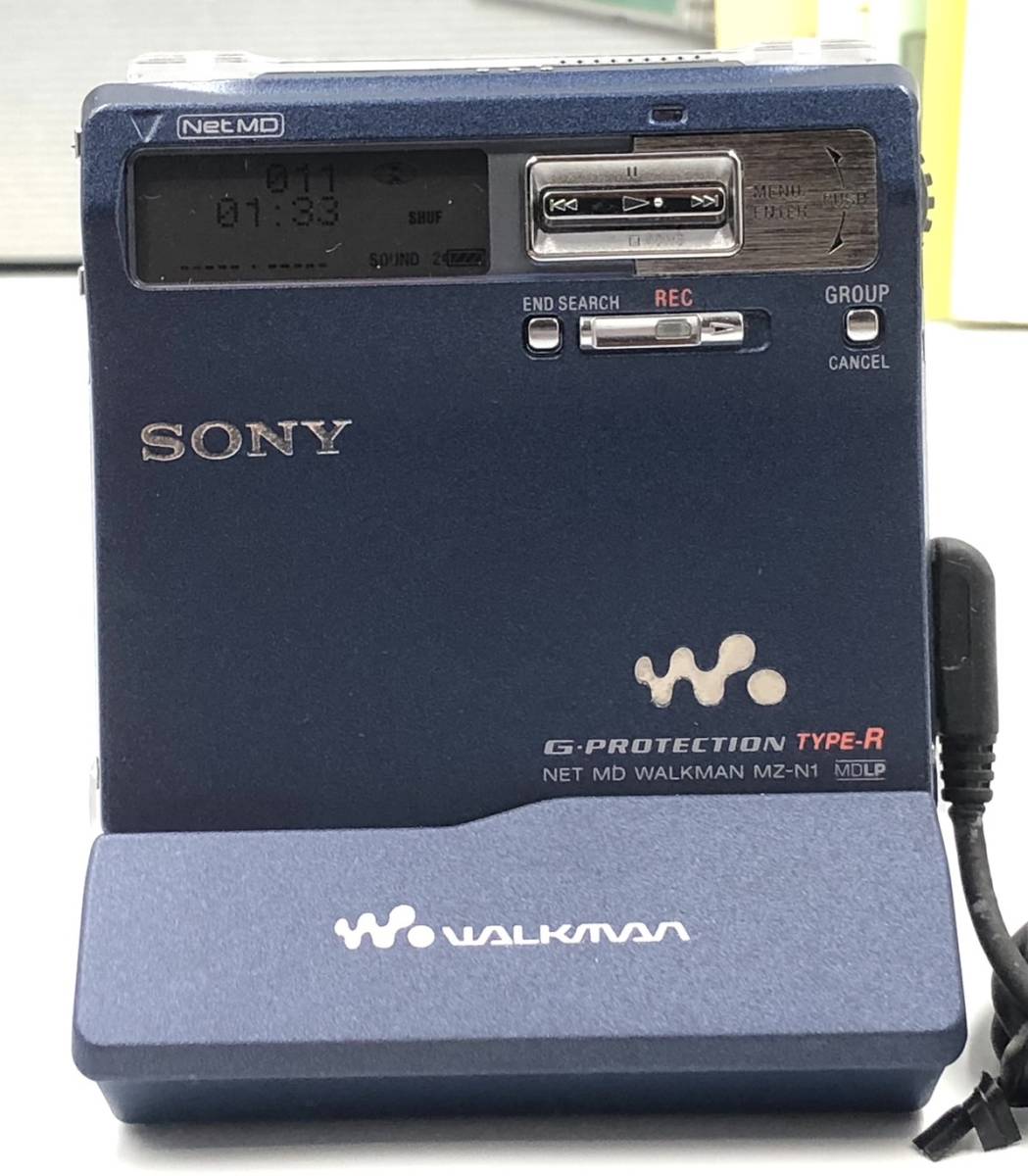 美品 録音再生○ SONY MZ-N1 NET MD WALKMAN ポータブルMDレコーダー