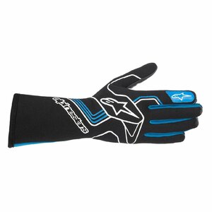 alpinestars( Alpine Stars ) racing glove TECH-1 RACE V3 GLOVES XL size 17 BLACK BLUE [FIA8856-2018 official recognition ]