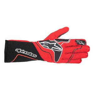 alpinestars(アルパインスターズ) レーシンググローブ TECH-1 ZX V3 GLOVES Lサイズ 13 BLACK RED [FIA8856-2018公認]