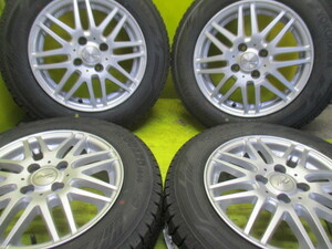 ホ）　プロゲット 165/70R14 社外アルミ+ヨコハマ　未使用スタッドレス 4本セット タンク　ルーミー　スペイド　パッソポルテヴィッツ等