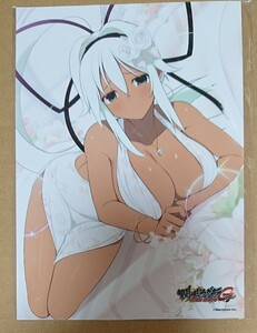 閃乱カグラ NewWave Gバースト 2L 銀塩 ブロマイド 夕焼 八重樫 南 チャリンコ狐 イラストカード くじ 限定 