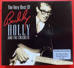 【3CD】BUDDY HOLLY「THE VERY BEST OF BUDDY HOLLY」バディ・ホリー 輸入盤 盤面良好 [07180148]