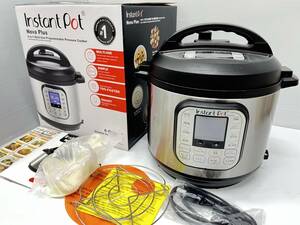 送料無料h49117 マルチ電気圧力鍋 Instant Pot インスタントポット 1台9役 Nova Plus 6.0L ISPCNV6 良品