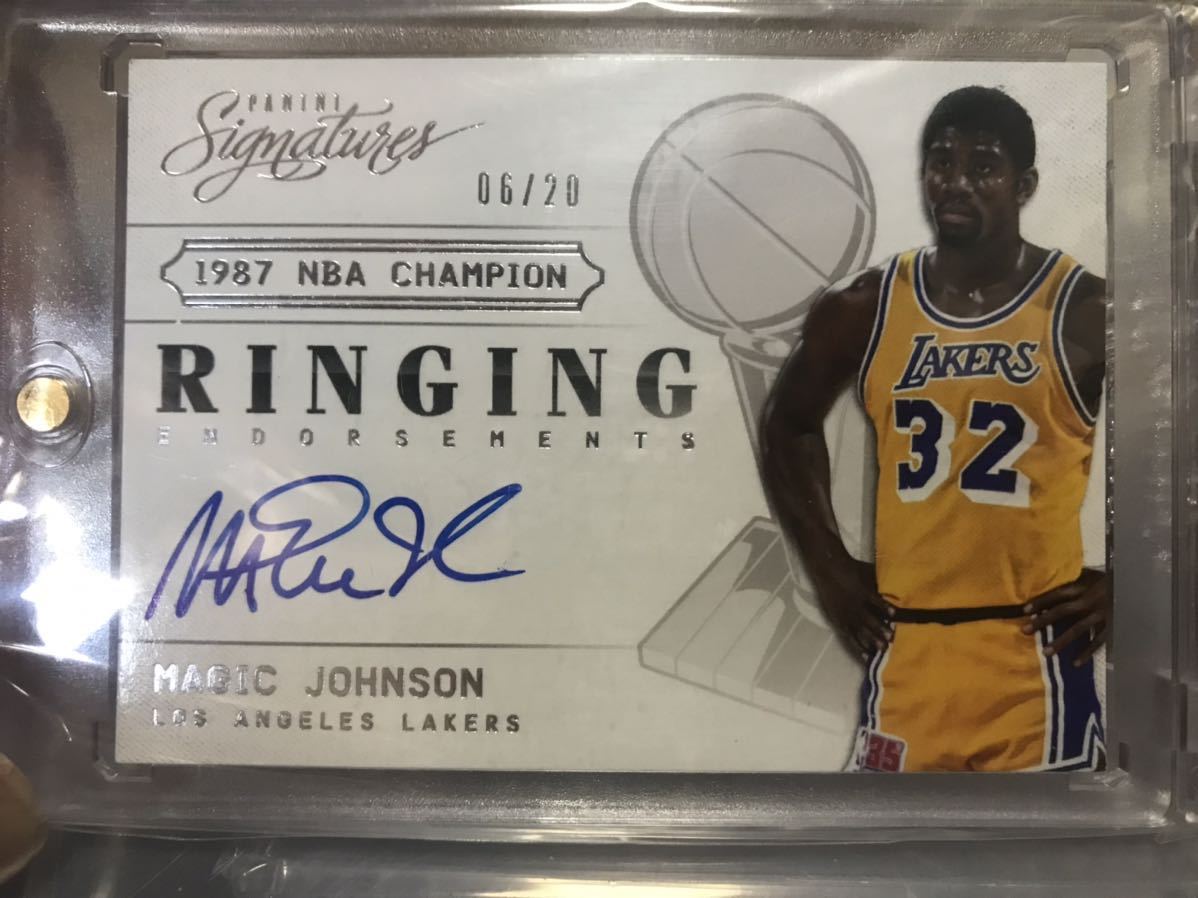 高級素材使用ブランド (値引き可)Magic Johnson ジャージーサイン