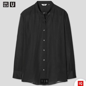 UNIQLO U シアーバンドカラーシャツ　長袖