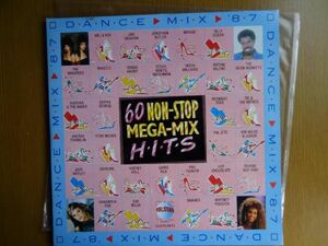 [LP] Dance Mix '87 / 60 Non-Stop Mega-Mix Hits 　80's ノンストップ ディスコ　※2枚組