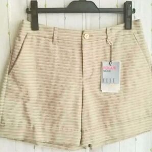 新品未使用☆ELLE☆ショートパンツ(ベージュ系)