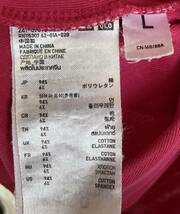 ユニクロ　UNIQLO　Tシャツ　半袖　Ｖネック　トップス　ショッキングピンク　L_画像3