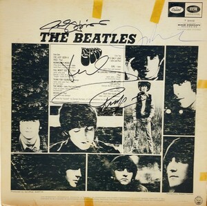  last price cut!* Beatles member 4 person. with autograph LP record 