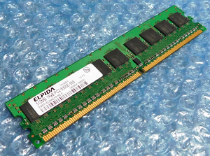 ELPIDA EBE51ED8AEFA-6E-E (DDR2-667/PC2-5300E/ECC:512MB) [管理:KL334]