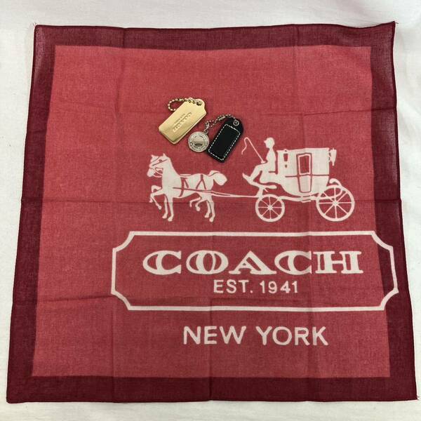 coach コーチ　ladies ブランド　まとめ　チャーム　ハンカチ　セット