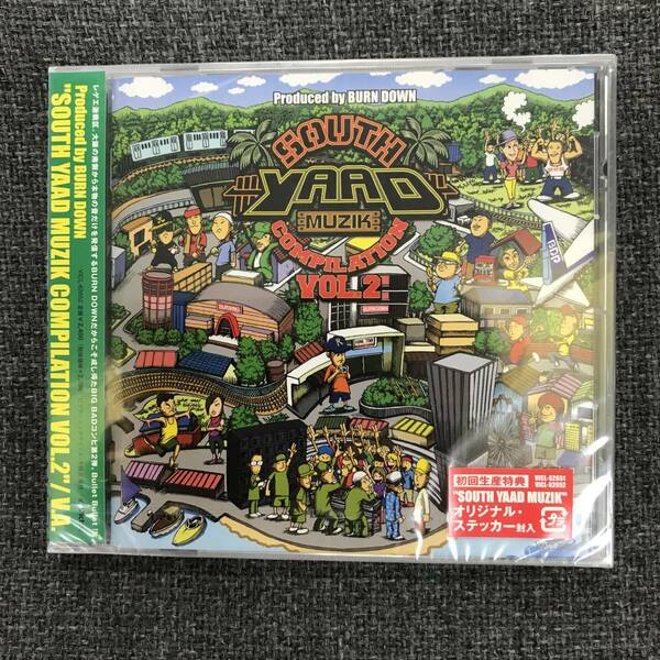 新品未開封ＣＤ☆ BURN DOWN feat.V.A “SOUTH YAAD MUZIK” COMPILATION vol.2., 初回生産特典封入(2007/12/05)/ ＜VICL62652＞：