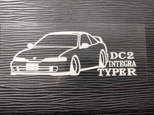 インテグラ 車体ステッカー DC2 ホンダ タイプR 車庫短仕様