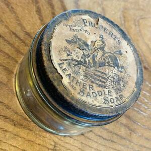【England vintage】PROPERT'S SADDLE SOAP 瓶