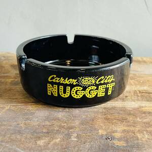 【USA vintage】灰皿　Carson City Nugget カジノ　ホテル　アドバタイジング　アッシュトレイ　アメリカ　70年代　ビンテージ