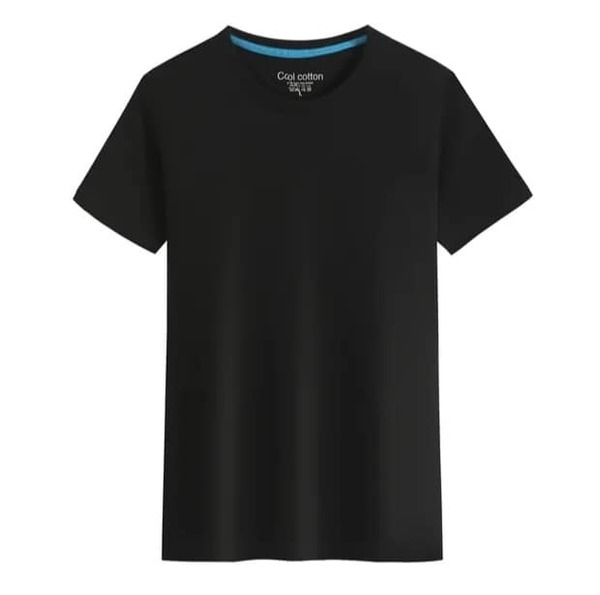 普通のTシャツ　無地カラー　Black　Lサイズ　綿100％