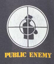 PUBLIC ENEMY RAP TEE XL パブリックエナミー ビンテージ ラップTシャツ ブラック 黒 ラップT バンドTシャツ バンT raptee 80s 90s hiphop_画像4