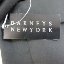 定価69740円の半額バーニーズニューヨークbarneys newyork新品タグ付軽量セットアップスーツ46号M黒無地ブラック(qz12736)_画像6