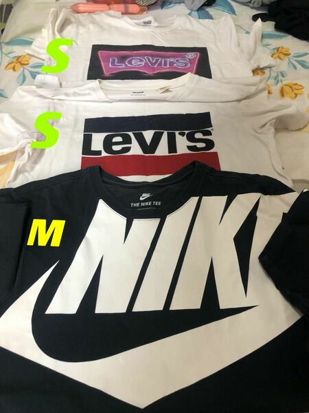 Levi's NIKE 半袖Tシャツ 3点セット