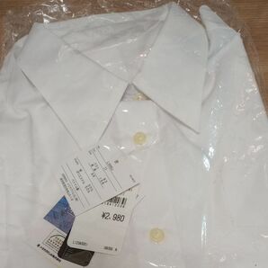 未使用保管品９Ｒレディース白半袖シャツ