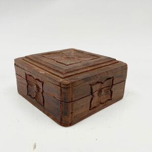 小物収納 木彫り 木製ボックス 木箱 インテリア 木箱 小物入れ アンティーク