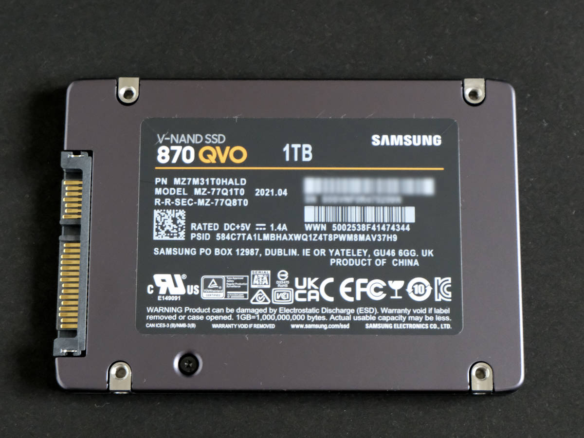 SAMSUNG サムスンSSD 870 QVO SATA 2.5 1TB | JChere雅虎拍卖代购