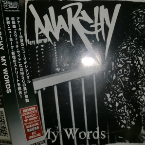 中古 ANARCHY [MY WORDS][J-HipHop京都] 漢 MSC R-Rated Ryuzo La Bono AK-69 RUFF NECK Equal DJ Ryow Two-J Phobia of Thug B-Money