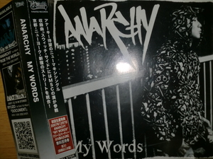 中古 ANARCHY [MY WORDS][J-HipHop京都] 漢 MSC R-Rated Ryuzo La Bono AK-69 RUFF NECK Equal DJ Ryow Two-J Phobia of Thug B-Money